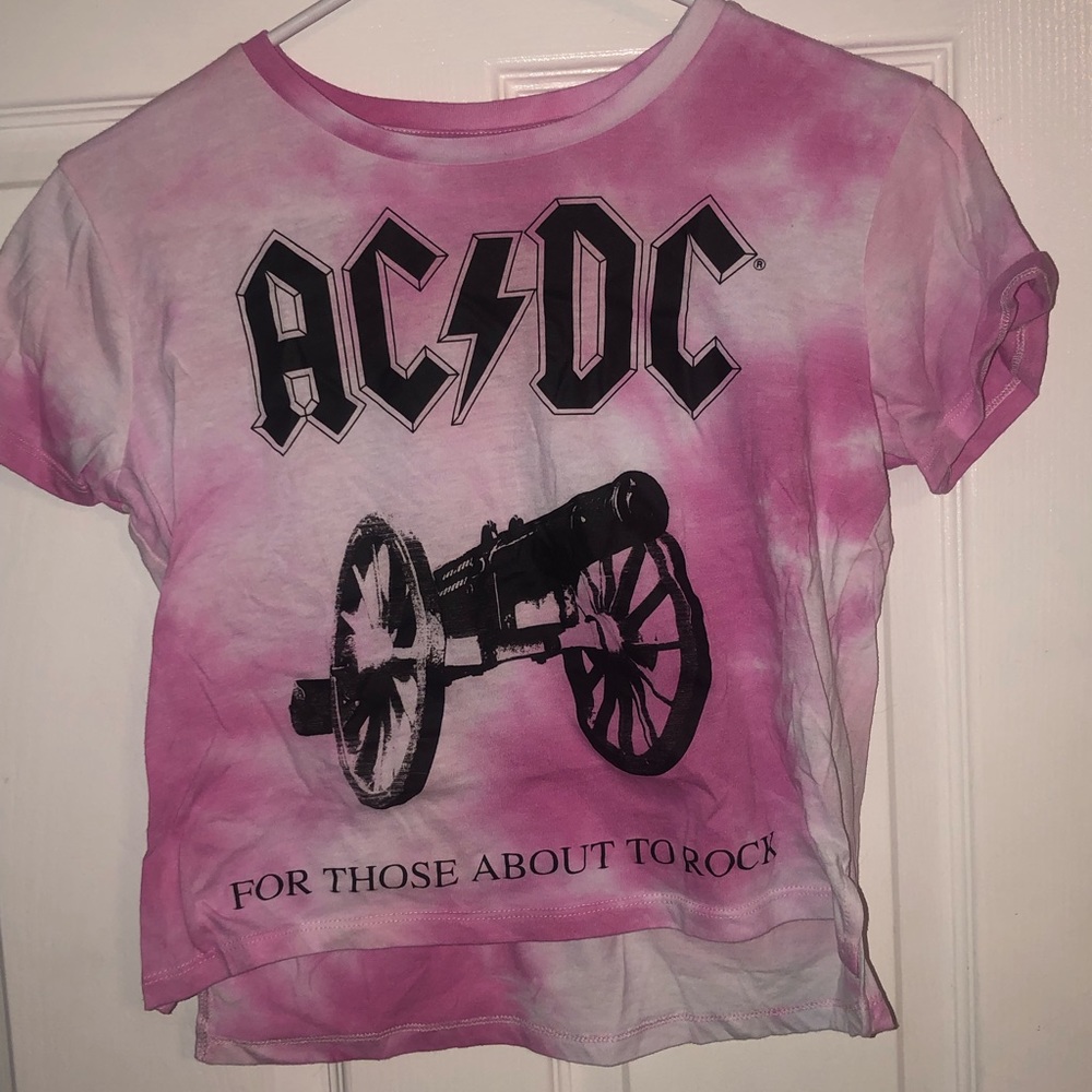 ACDC crop top **NEW**
